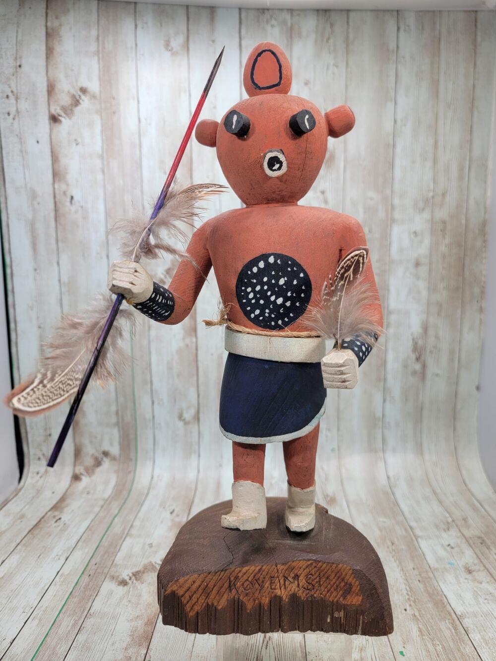 Vintage MUD HEAD Kachina Koyimsi Doll 13"